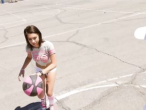 Petite Babe Rammed Full Of His Big Hard Cock Meat