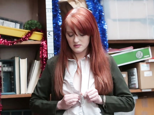 Caught Shoplifting On Christmas And Fucked By The Guard